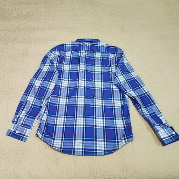 Nautica plaid long sleeve button down M - Picture 5 of 5